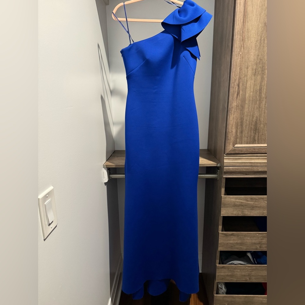 Eliza J One shoulder Mermaid Gown